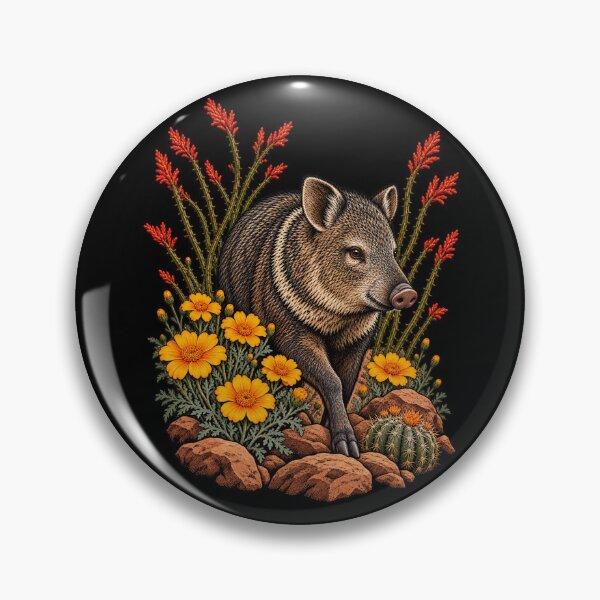 Item preview, Retro Desert Javelina designed and sold by Georain.