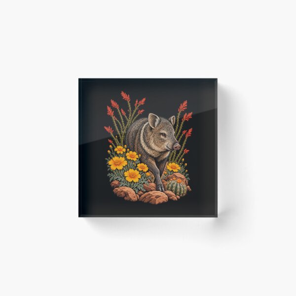 Item preview, Retro Desert Javelina designed and sold by Georain.