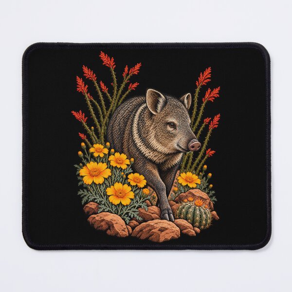 Item preview, Retro Desert Javelina designed and sold by Georain.