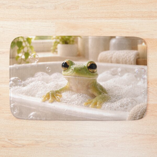 Item preview, Glass Frog Bubble Bath designed and sold by Sillytoe.