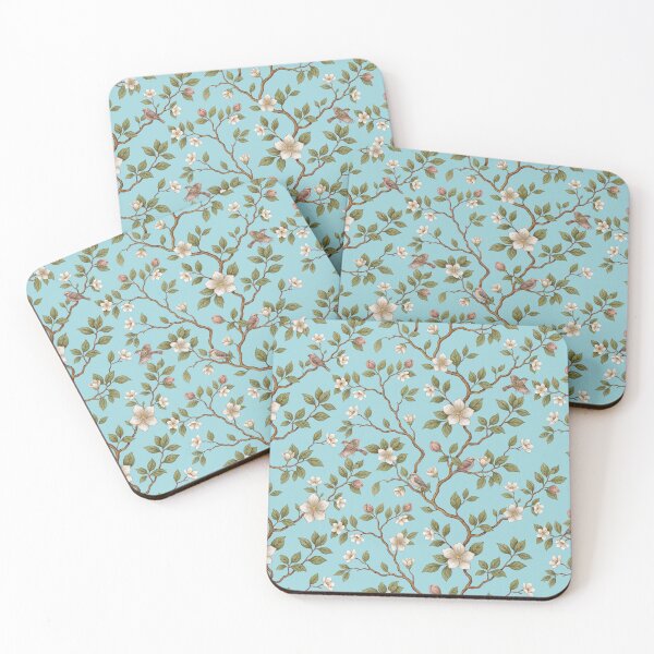Item preview, Timeless Blossom Nostalgia - Sky Blue designed and sold by Lidra Zehcnas.
