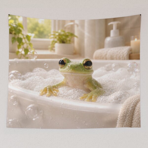 Item preview, Glass Frog Bubble Bath designed and sold by Sillytoe.
