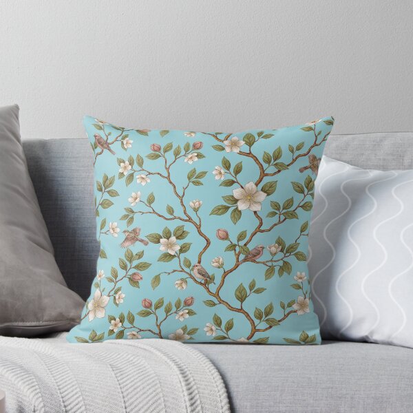 Item preview, Timeless Blossom Nostalgia - Sky Blue designed and sold by Lidra Zehcnas.