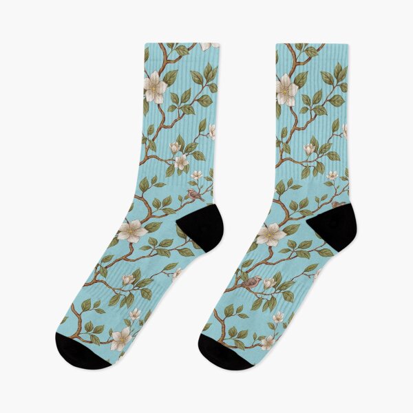 Item preview, Timeless Blossom Nostalgia - Sky Blue designed and sold by Lidra Zehcnas.
