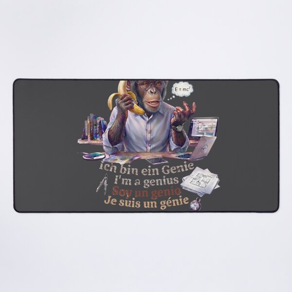 Item preview, WILDWISERS by HERMIE: Monkey / Chimpanzee - I'm a genius designed and sold by HERMIE-design.