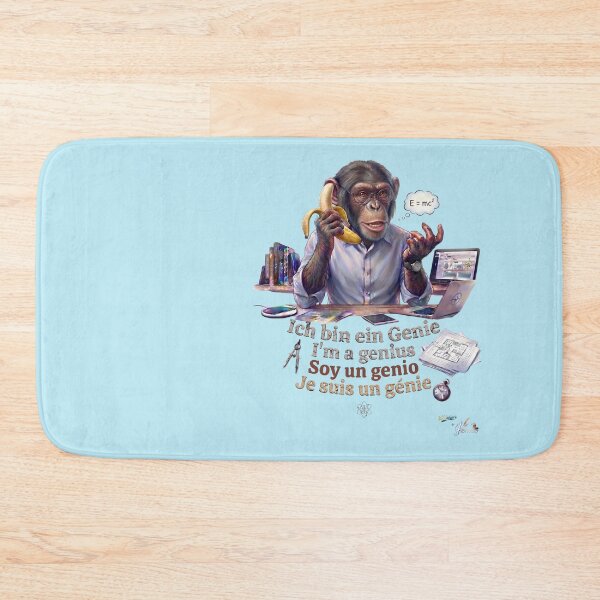 Item preview, WILDWISERS by HERMIE: Monkey / Chimpanzee - I'm a genius designed and sold by HERMIE-design.