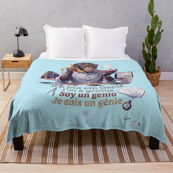 Item preview, WILDWISERS by HERMIE: Monkey / Chimpanzee - I'm a genius designed and sold by HERMIE-design.