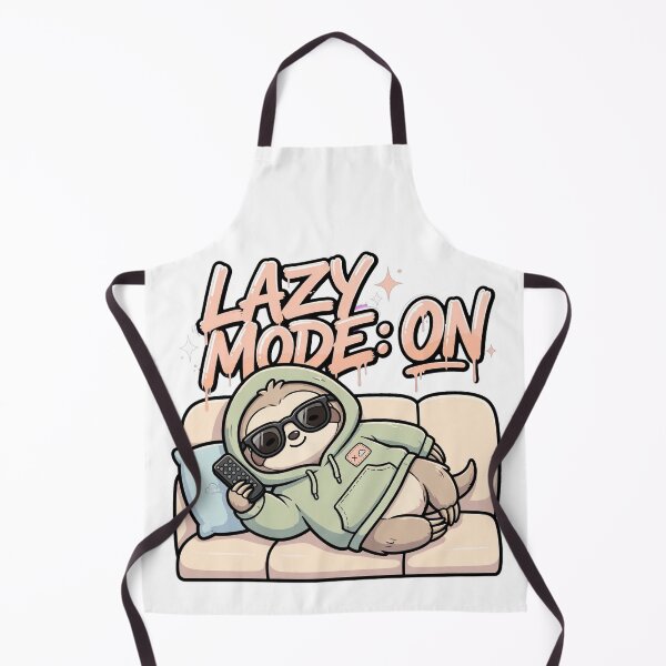 Item preview, Lazy Mode ON Funny Sloth Hoodie - Cute Lazy Streetwear Art designed and sold by yassine elhaidi.