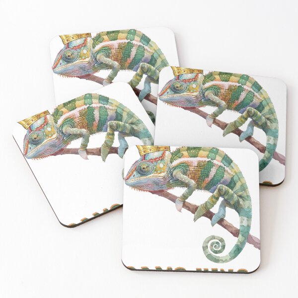 Item preview, Camo King Chameleon with Crown Funny Camouflage Animal designed and sold by VISIONSTURME.