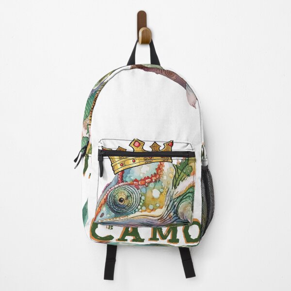 Item preview, Camo King Chameleon with Crown Funny Camouflage Animal designed and sold by VISIONSTURME.