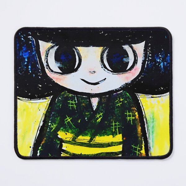 Item preview, Black Hair Kimono Girl designed and sold by Ashwaghiya.