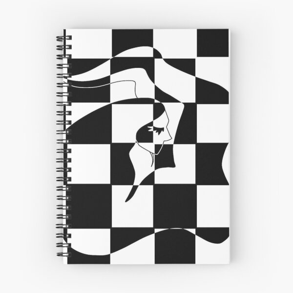 Item preview, Checkerboard Illusion Female Face Profile designed and sold by Neon-Mirage.
