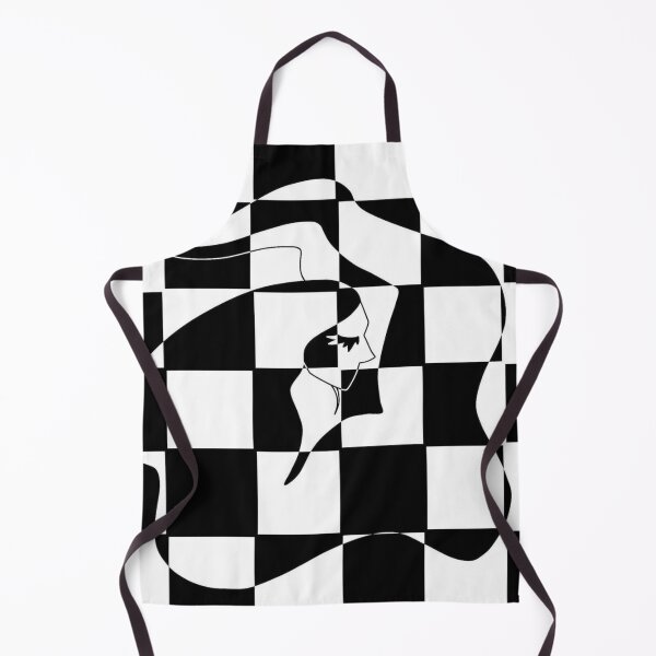 Item preview, Checkerboard Illusion Female Face Profile designed and sold by Neon-Mirage.