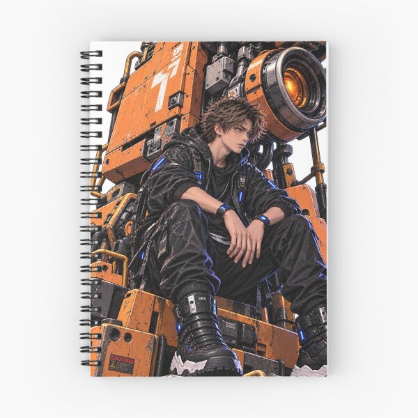 Item preview, Danix Cyberpunk Mech Perch Poster Design designed and sold by Kenzie & Co.