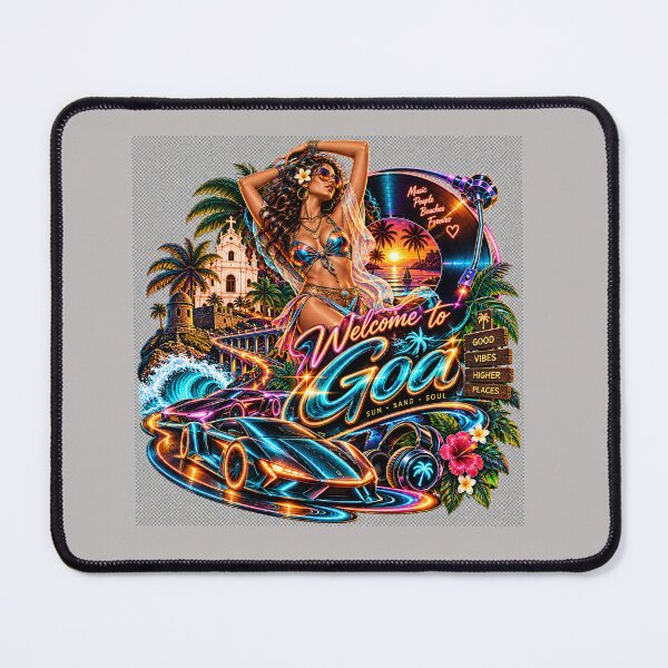 Item preview, Welcome to Goa • Sun Sand Soul • Good Vibes Higher Places designed and sold by Goanheartprints.