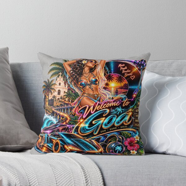 Item preview, Welcome to Goa • Sun Sand Soul • Good Vibes Higher Places designed and sold by Goanheartprints.