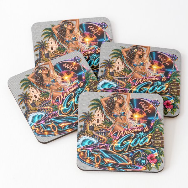 Item preview, Welcome to Goa • Sun Sand Soul • Good Vibes Higher Places designed and sold by Goanheartprints.
