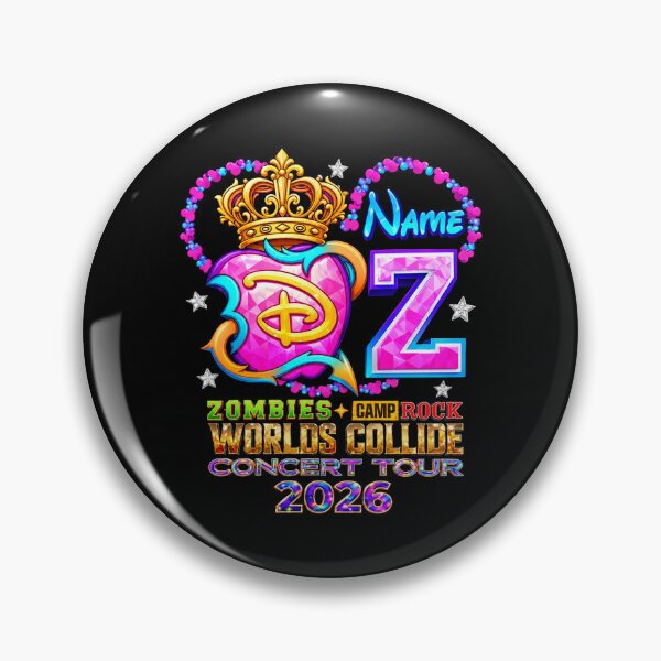 Item preview, Personalized Zombie Camp Rock Worlds Collide Concert Tour 2026 designed and sold by raamaheddie76.