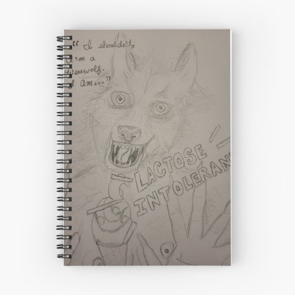 Item preview, Werewolves Are Lactose Intolerant (B&w) designed and sold by AlanaKDrex.