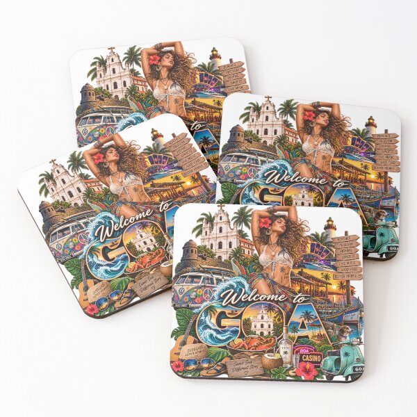 Item preview, Welcome to Goa • Same Sea Different Story • Susegad State of Mind designed and sold by Goanheartprints.