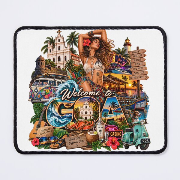 Item preview, Welcome to Goa • Same Sea Different Story • Susegad State of Mind designed and sold by Goanheartprints.