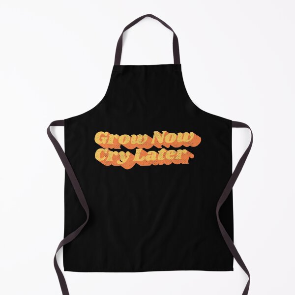 Item preview, Grow Now Cry Later – Retro 70s Bubble Font Motivational Hustle Quote designed and sold by Chonkz.