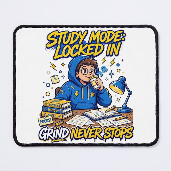 Item preview, Locked In - Anti Procrastination Club - Study Grind Era designed and sold by yassine elhaidi.