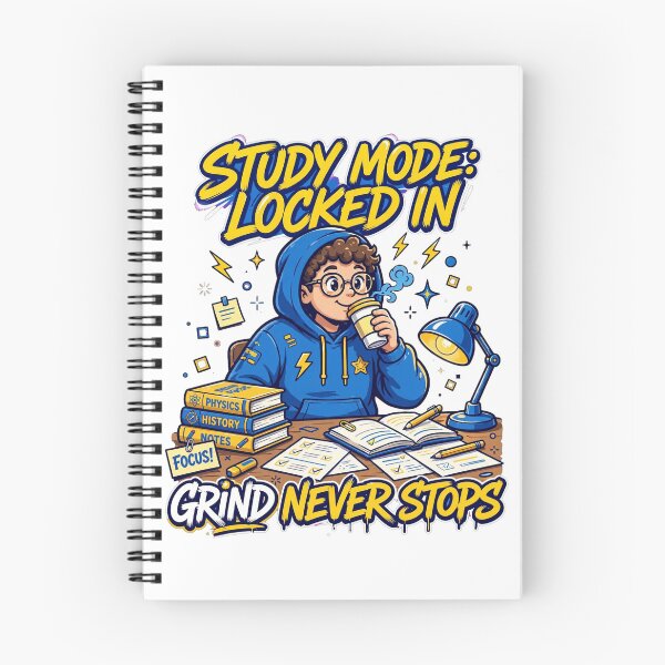 Item preview, Locked In - Anti Procrastination Club - Study Grind Era designed and sold by yassine elhaidi.