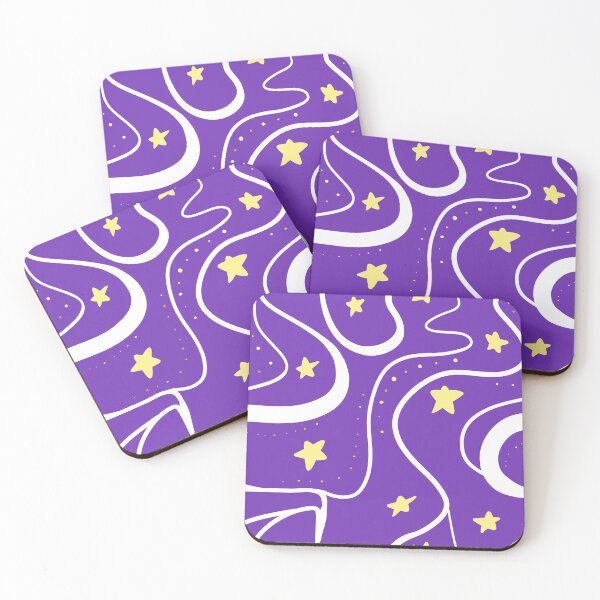 Item preview, Purple Starry Night Pattern designed and sold by VODkmw.