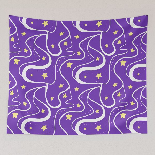 Item preview, Purple Starry Night Pattern designed and sold by VODkmw.