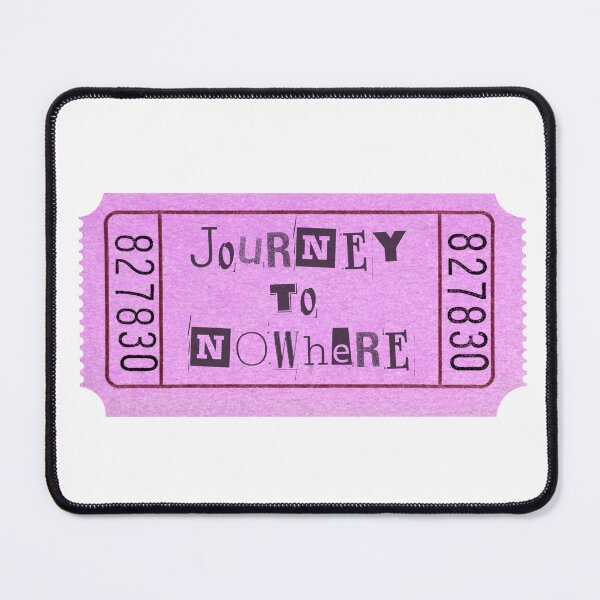 Item preview, Carnival Ticket Journey to Nowhere Pink designed and sold by Dutch Bunny Trading LLC.