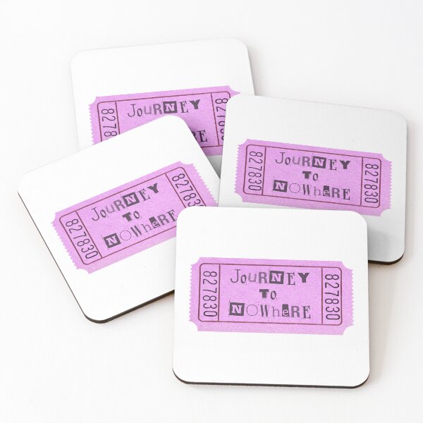Item preview, Carnival Ticket Journey to Nowhere Pink designed and sold by Dutch Bunny Trading LLC.
