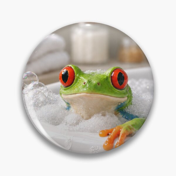 Item preview, Red-Eyed Tree Frog Bubble Bath designed and sold by Sillytoe.