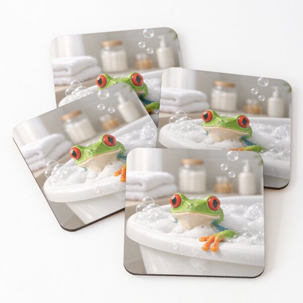 Item preview, Red-Eyed Tree Frog Bubble Bath designed and sold by Sillytoe.