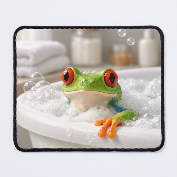 Item preview, Red-Eyed Tree Frog Bubble Bath designed and sold by Sillytoe.