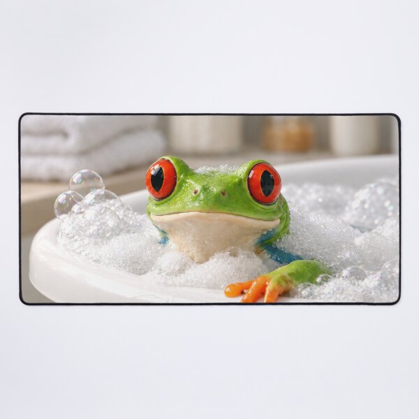 Item preview, Red-Eyed Tree Frog Bubble Bath designed and sold by Sillytoe.
