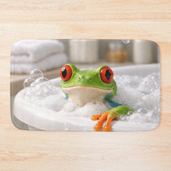 Item preview, Red-Eyed Tree Frog Bubble Bath designed and sold by Sillytoe.