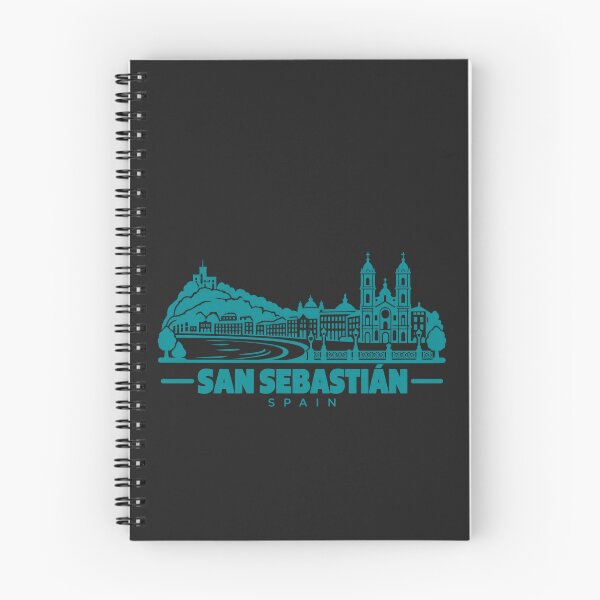 Item preview, San Sebastian Spain Line Art Coastline Poster designed and sold by CMYKStudio.
