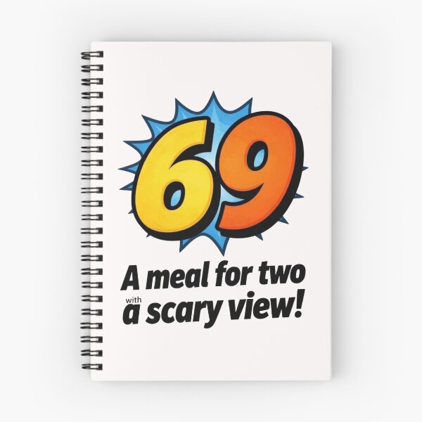 Item preview, Funny 69 Meal for Two Adult Humor Comic Pop Art designed and sold by Flirt-Teez.