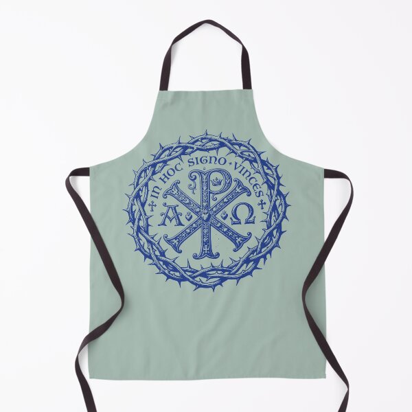 Item preview, In Hoc Signo Vinces Crown of Thorns Vintage Blue Seal designed and sold by Lidra Zehcnas.