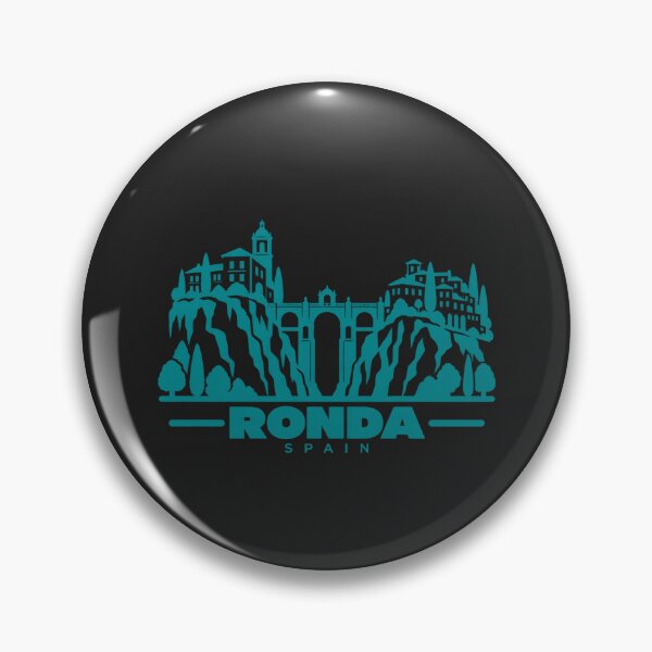 Item preview, Ronda Spain Line Art Landmark Poster designed and sold by CMYKStudio.