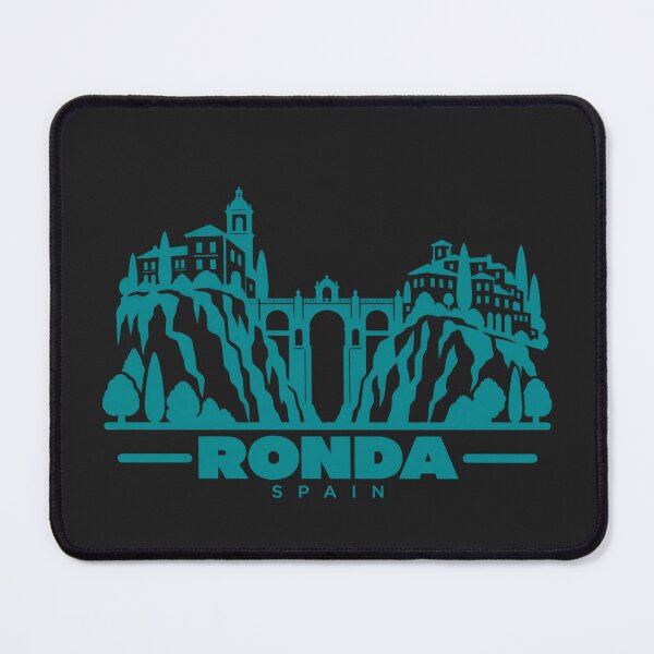 Item preview, Ronda Spain Line Art Landmark Poster designed and sold by CMYKStudio.