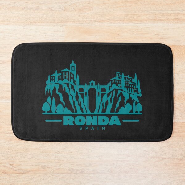 Item preview, Ronda Spain Line Art Landmark Poster designed and sold by CMYKStudio.