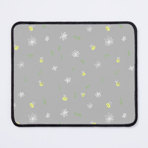 Item preview, Gray Bees and white Flowers designed and sold by VODkmw.