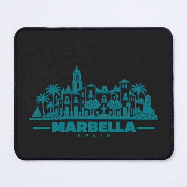 Item preview, Marbella Spain Line Art Coastline Poster designed and sold by CMYKStudio.