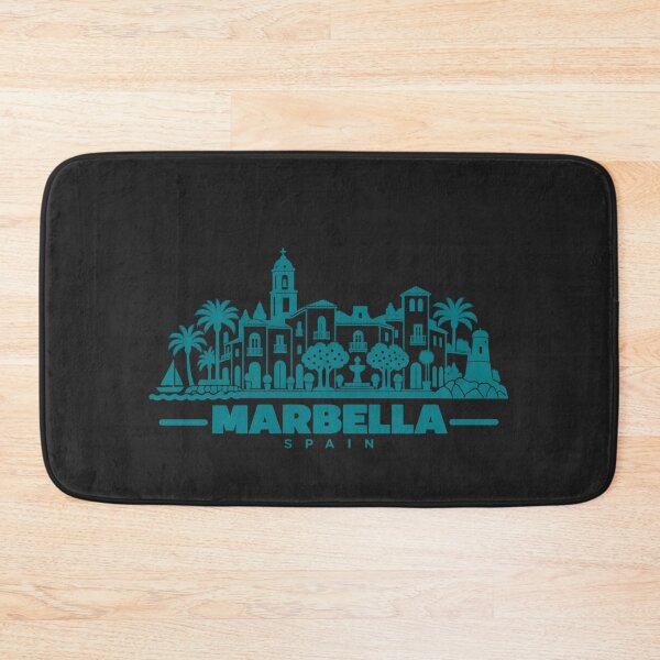 Item preview, Marbella Spain Line Art Coastline Poster designed and sold by CMYKStudio.