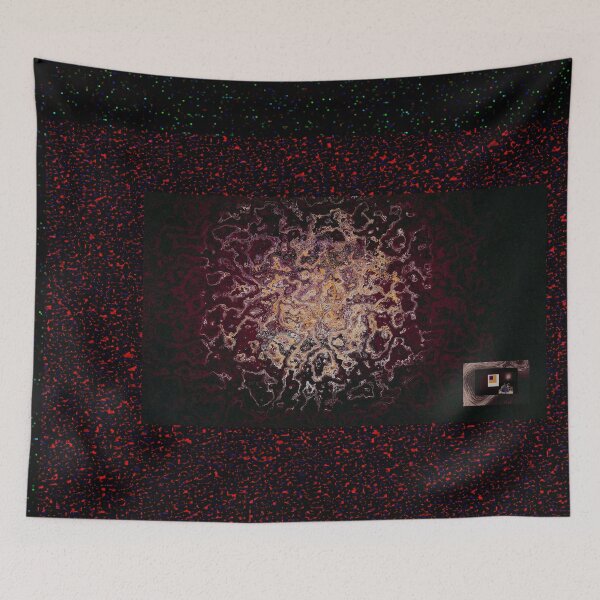 Item preview, stereoscopic anaglyph 3d galaxy dimension layering designed and sold by retro_hobbie_shop.