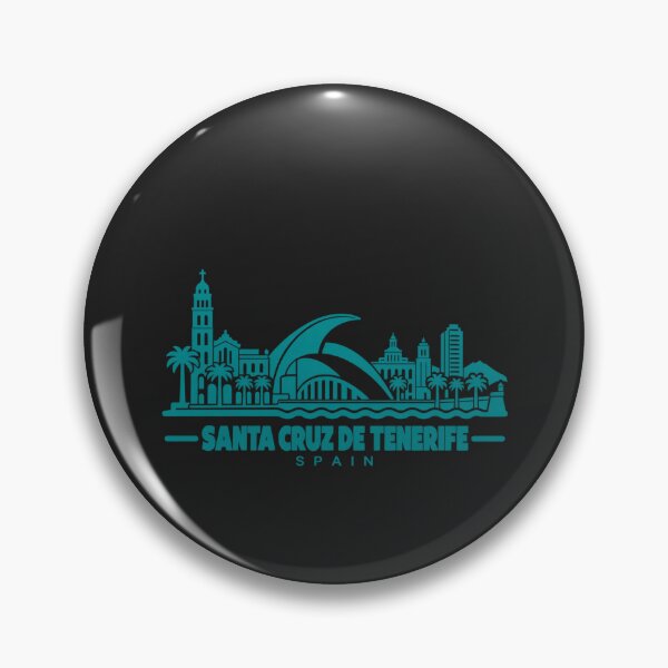 Item preview, Santa Cruz de Tenerife Spain Line Art Skyline Poster designed and sold by CMYKStudio.