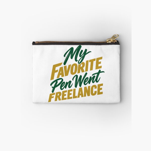 Aperçu de l'œuvre Favorite Pen Went Freelance Bold Lettering Art créée et vendue par Bikivuno.