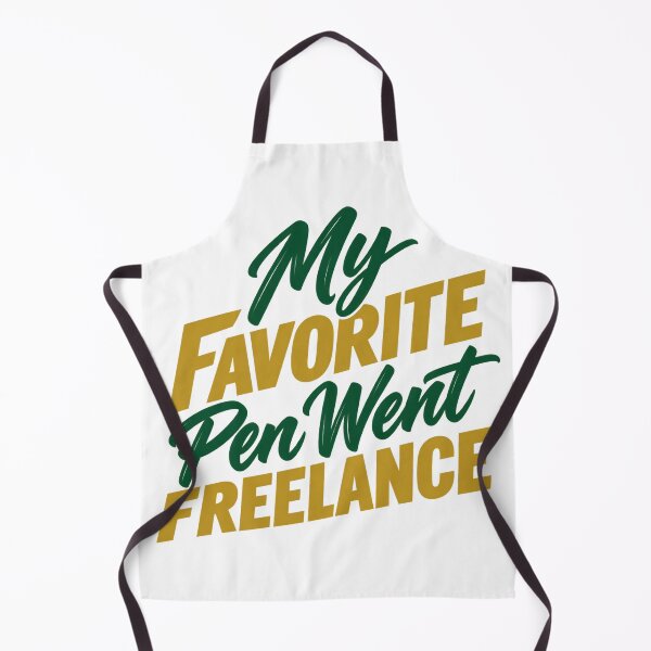 Item preview, Favorite Pen Went Freelance Bold Lettering Art designed and sold by Bikivuno.